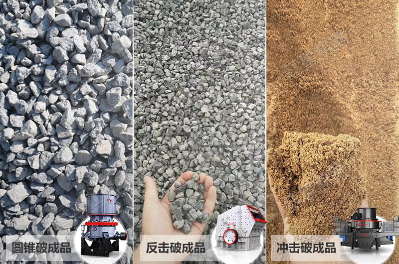 不同加工設備出料粒型和質量對比