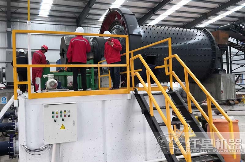 小型球磨機生產現場
