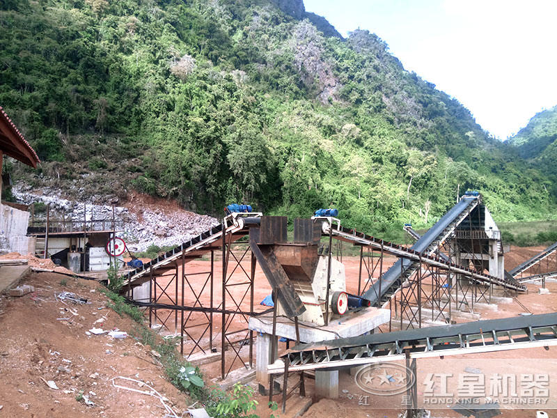 顎式破碎機+反擊破碎機