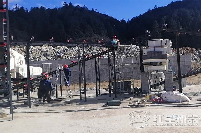 破沙子機現(xiàn)場
