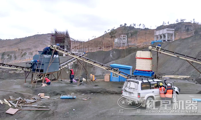 復合式破碎機，山西用戶現場