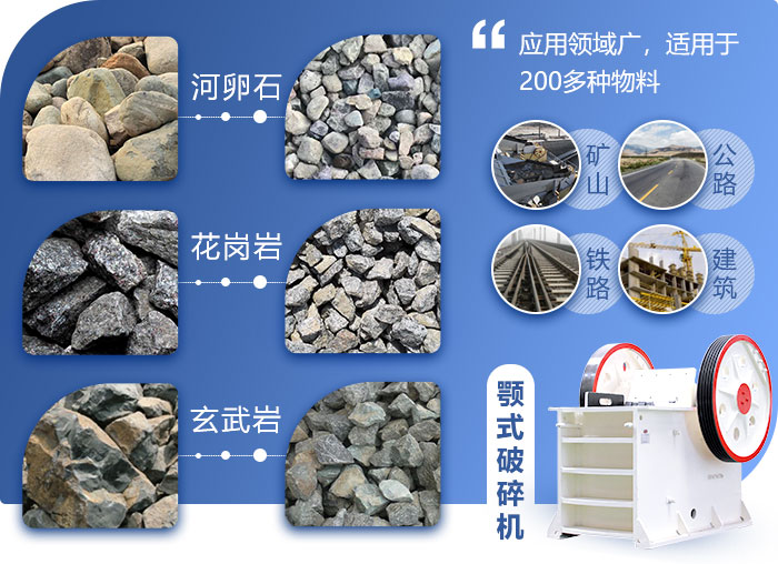顎式破碎機——可破碎多種物料